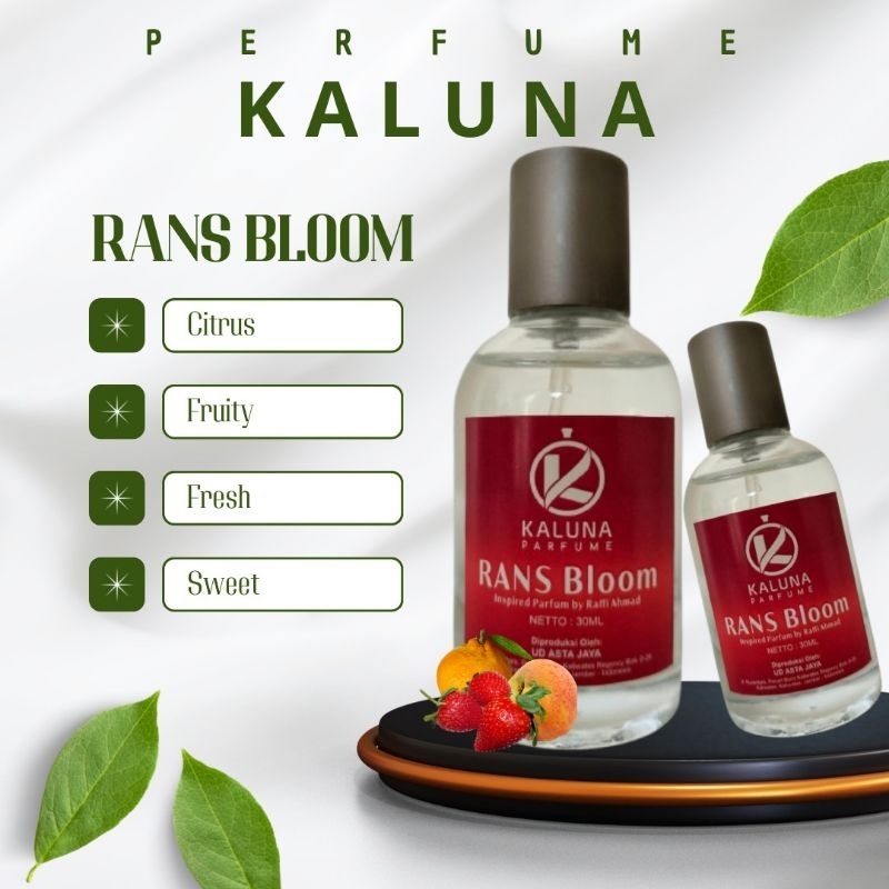 Jual Kaluna Perfume Rans Bloom 30 mL | Shopee Indonesia