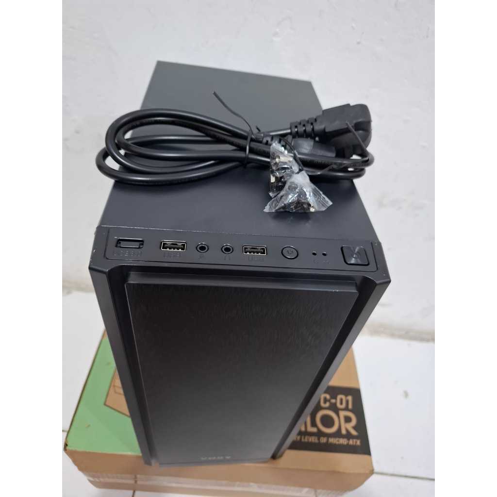 Jual CASING VOXY VALOR C-01 MICRO-ATX WITH PSU 500W / CASE CPU KOMPUTER ...