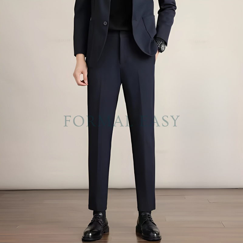 Jual Formal Easy - Celana Formal Pria Navy Slimfit | Shopee Indonesia