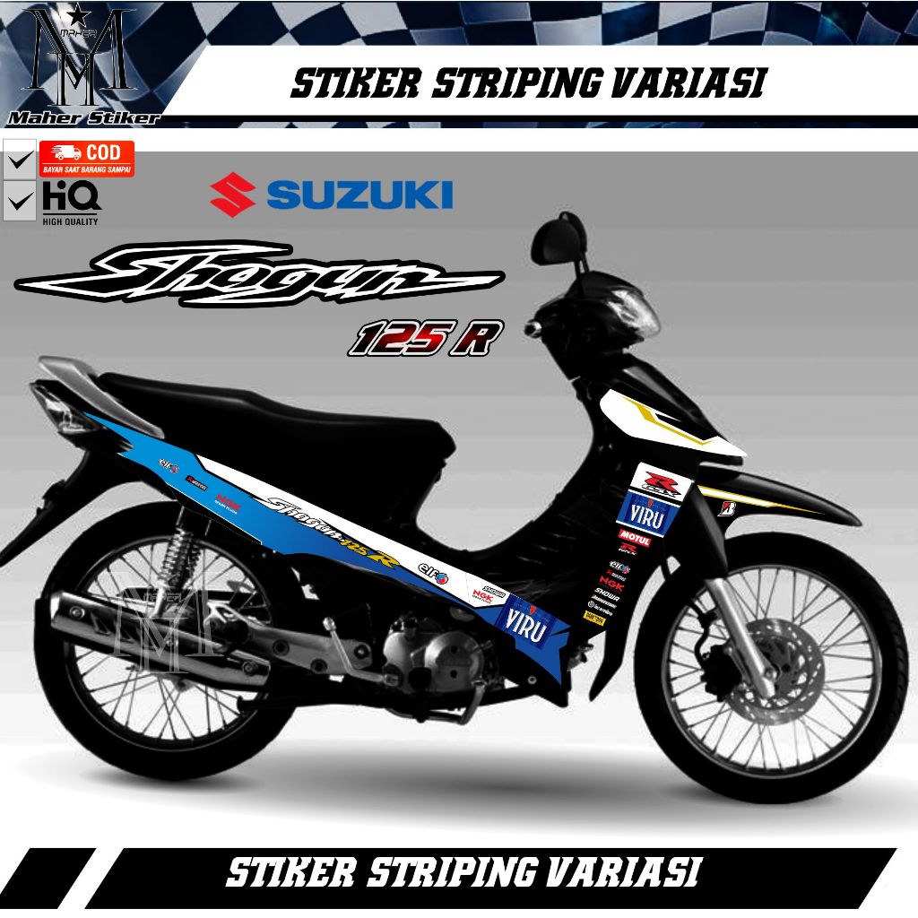 Jual Stiker Striping Shogun 125R Variasi Trend stiker | Shopee Indonesia