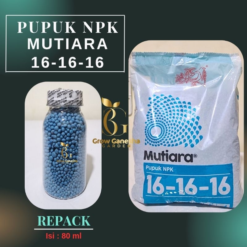 Jual Pupuk NPK mutiara REPACK kemasan botol isi 80 ml | Shopee Indonesia