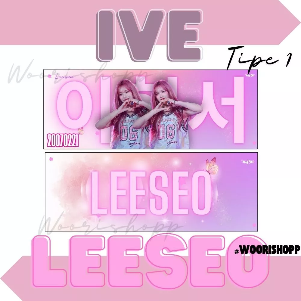 HAND BANNER IVE MEMBER 2SISI