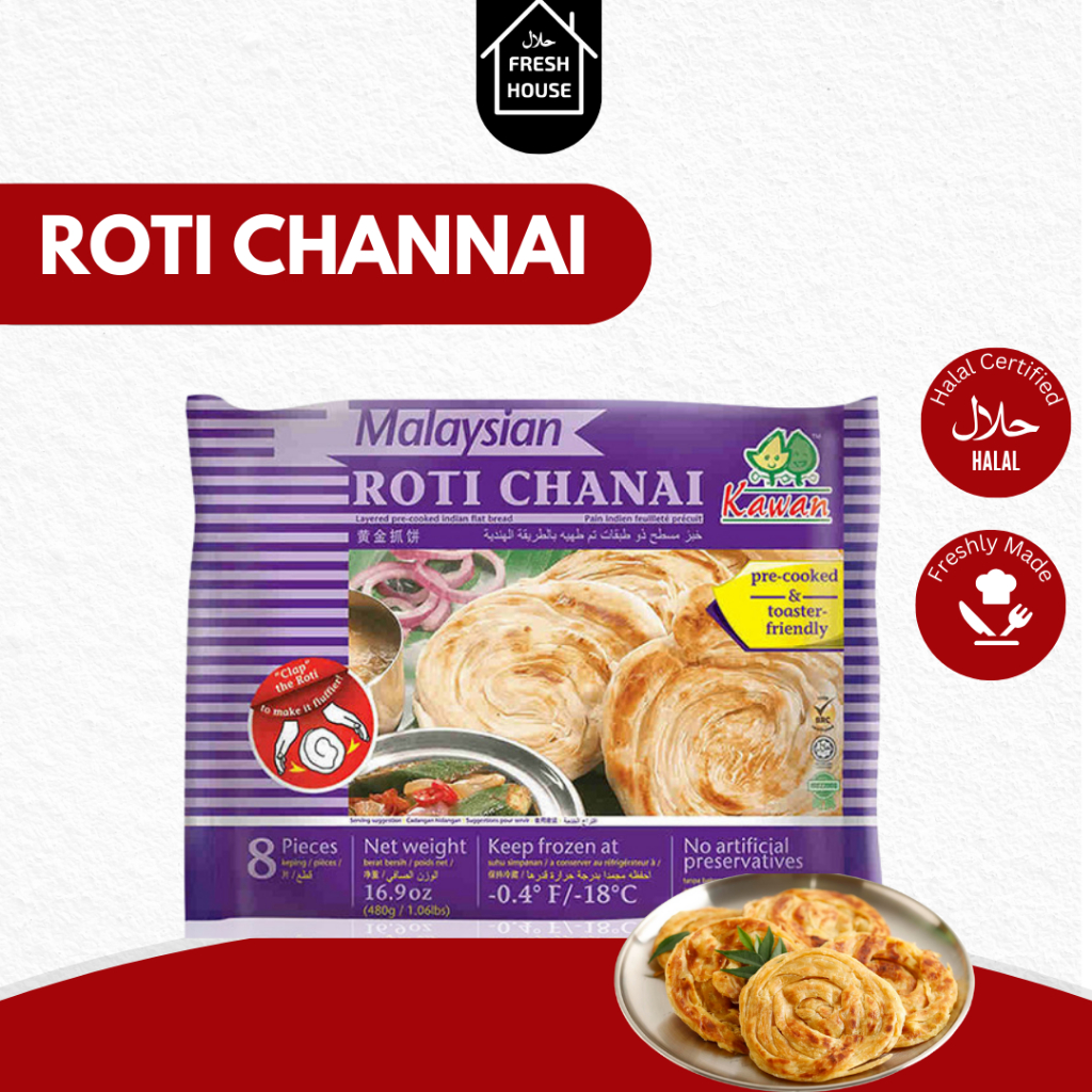 Jual ROTI CHANAI / ROTI CANE ISI 8 PCS | Shopee Indonesia