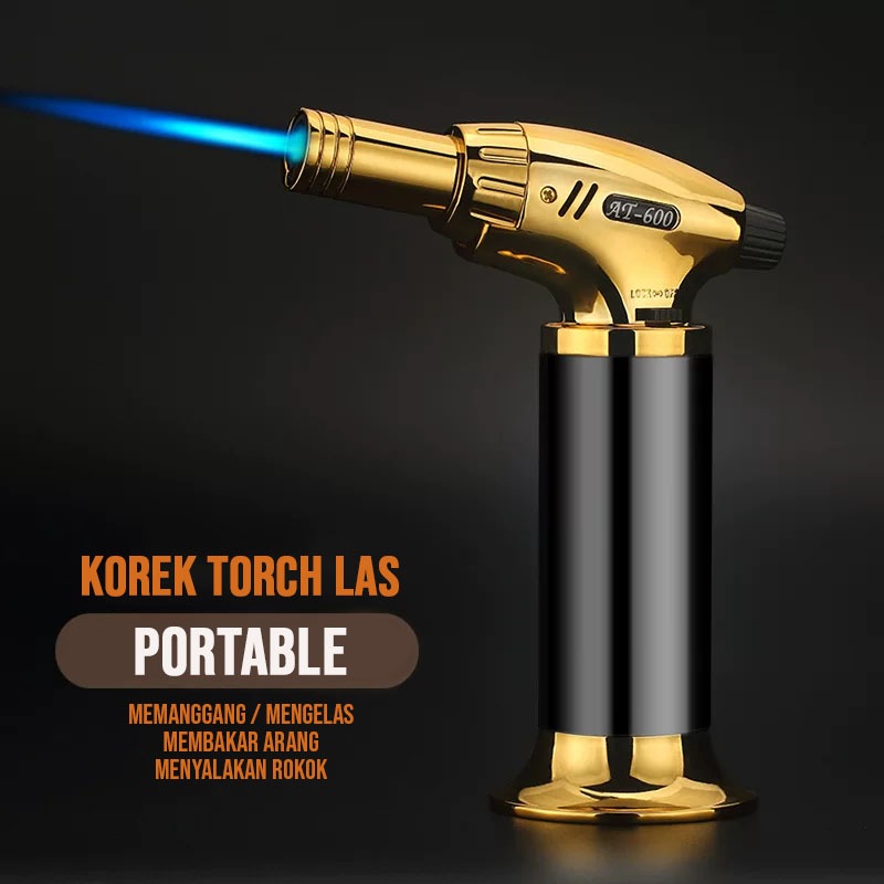Jual BBAK Korek Gas Torch Las Pocket Torch Portable AT-600 Korek Api ...