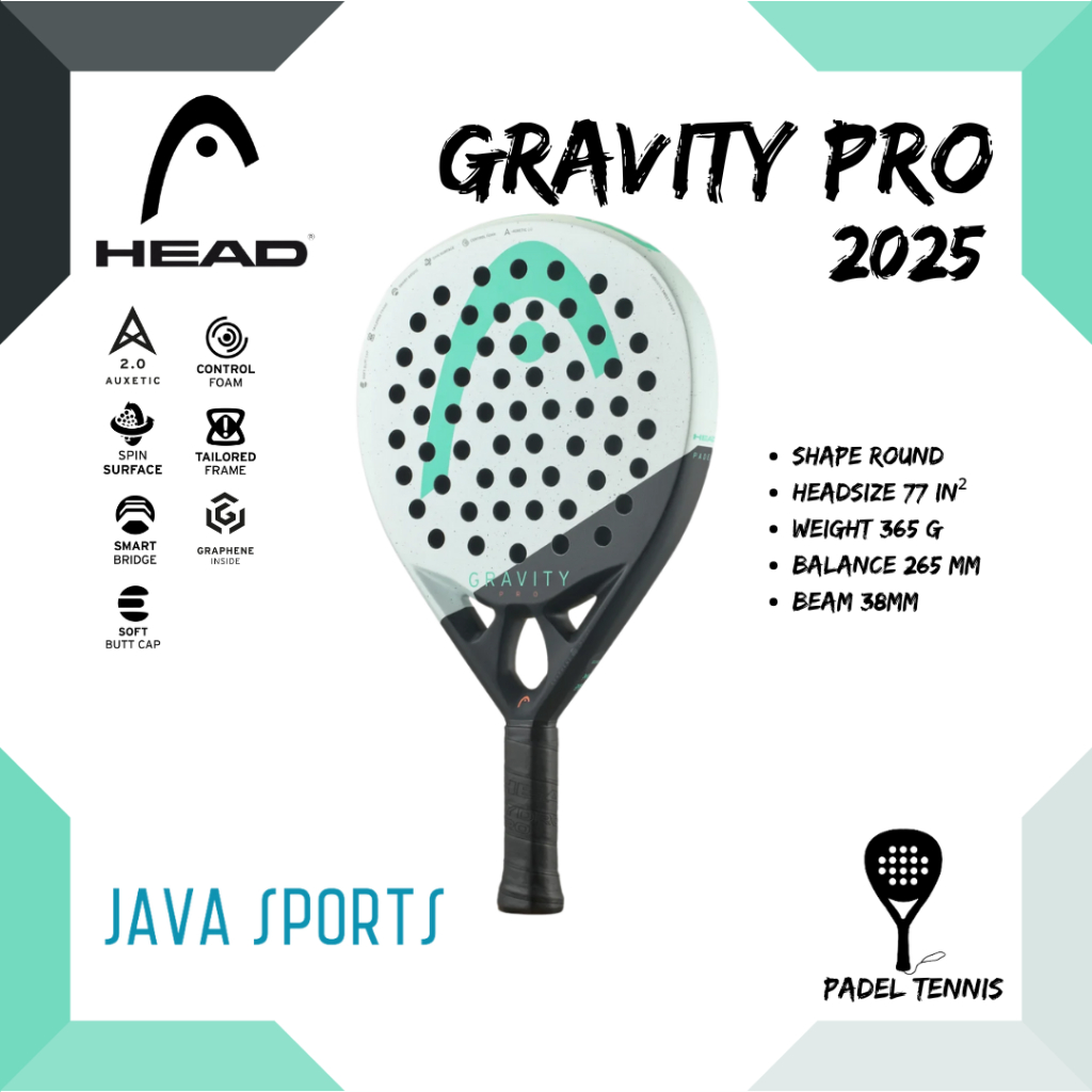 Jual Raket Padel Tenis Head Gravity Pro Original Official Resmi Padel ...