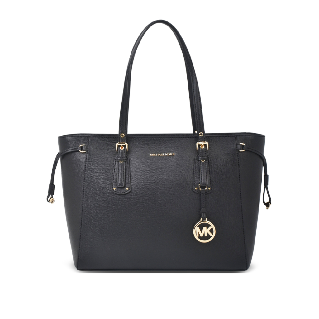 MK Voyager medium tote bag crossgrain leather