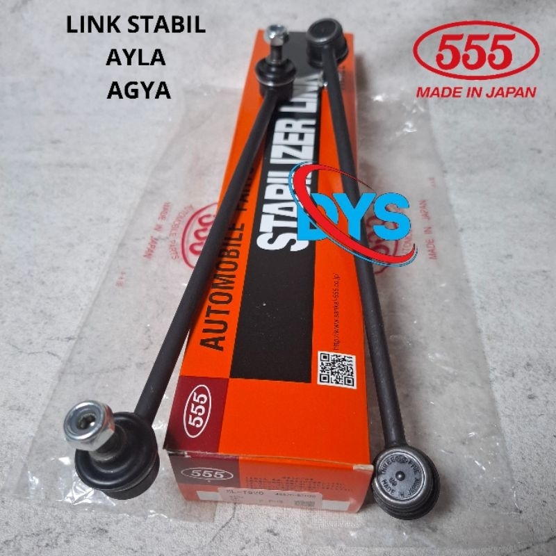Jual LINK STABIL STABILIZER DAIHATSU AYLA TOYOTA AGYA MEREK 555 JAPAN ...