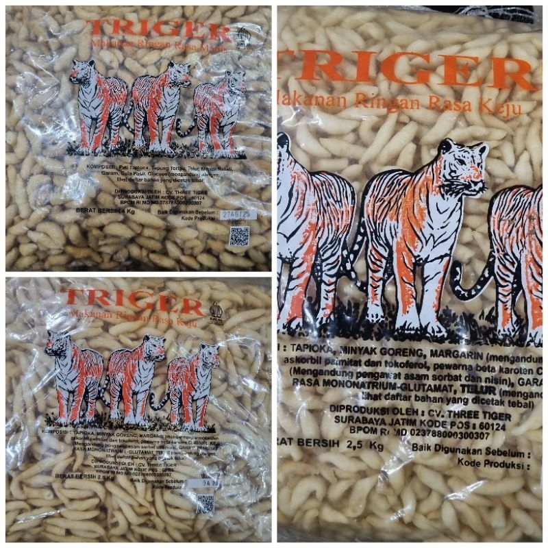 Jual bidaran keju dan manis merk triger kemasan bal | Shopee Indonesia