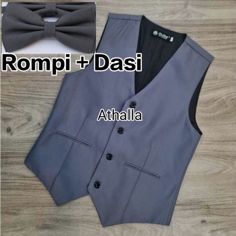 Jual Rompi jas pria dan wanita set dasi kupu kupu hemat | Shopee Indonesia