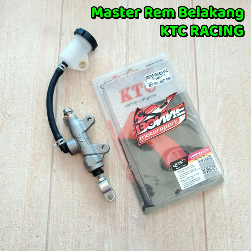 Jual Master Rem Belakang KTC Racing Universal semua motor | Shopee ...