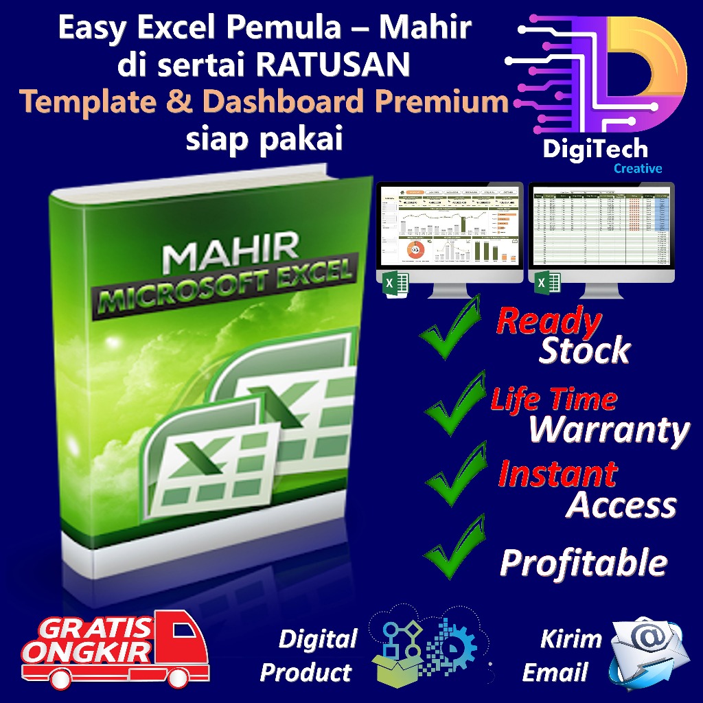Jual E- Course Jago Excel dari Nol sampai Mahir Expert disertai Ratusan ...