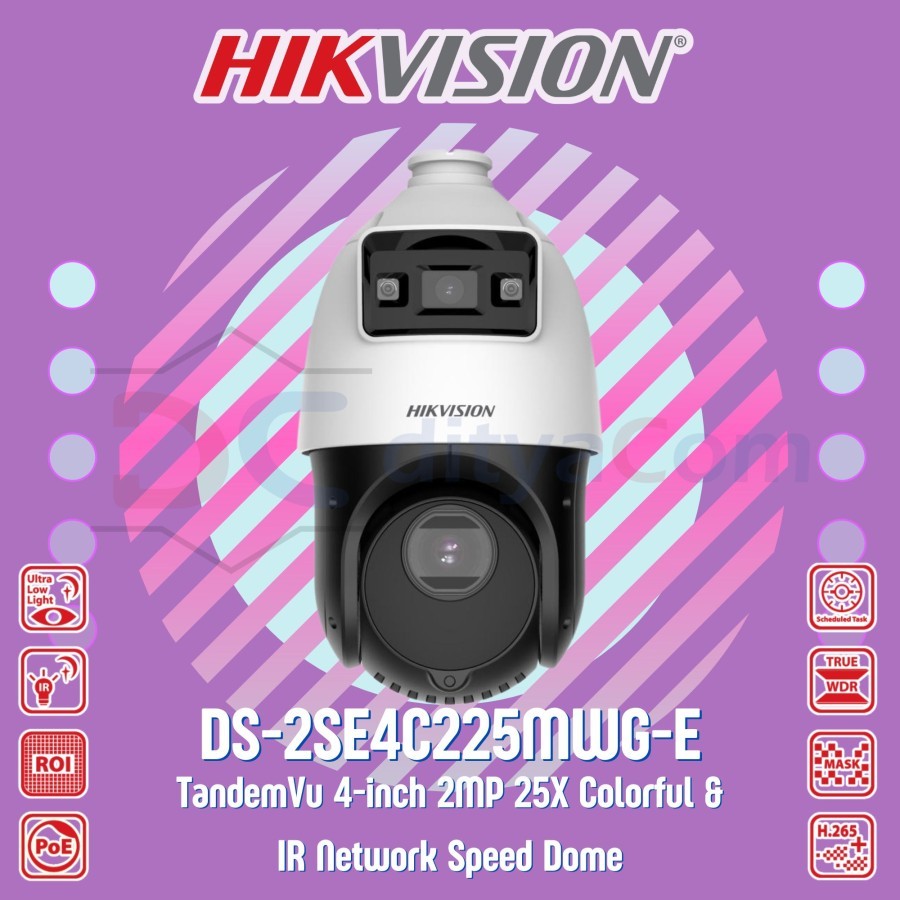 Jual CAMERA CCTV HIKVISION DS-2SE4C225MWG-E 2MP 25X PTZ NETWORK SPEED ...