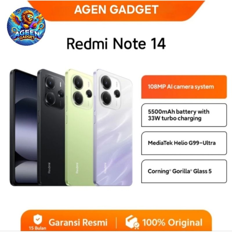 Jual XIAOMI REDMI NOTE 40 4G (8/128) (8/256) Garansi resmi indonesia ...