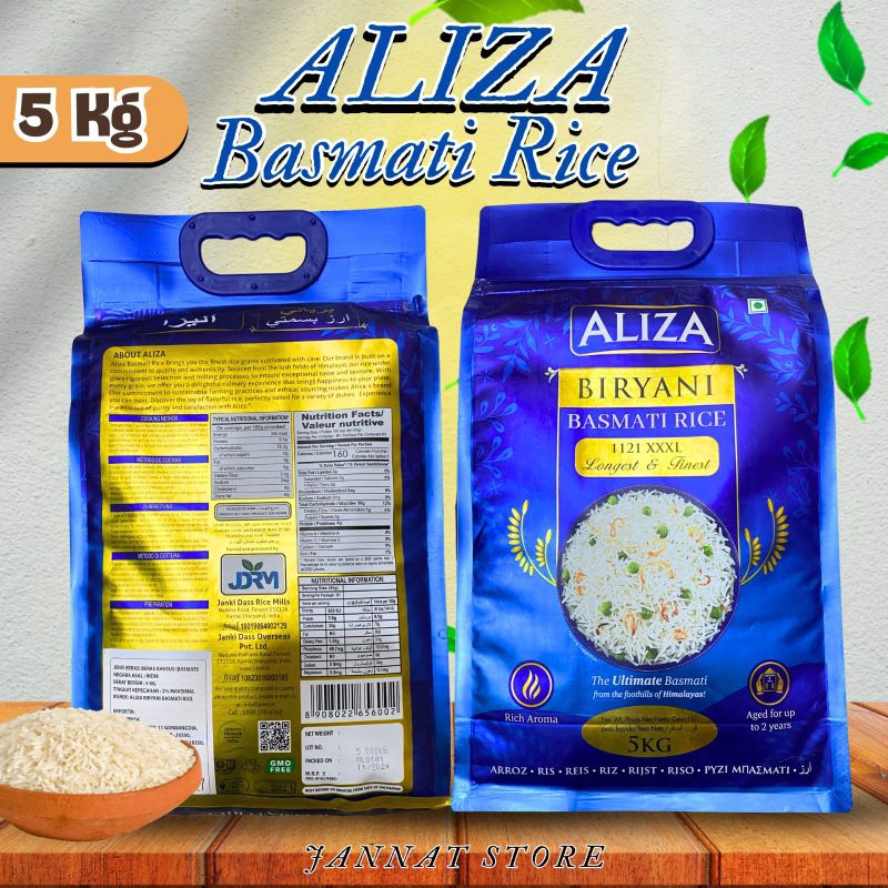 Jual Aliza Biryani Basmati Rice 5KG Super Panjang | Shopee Indonesia