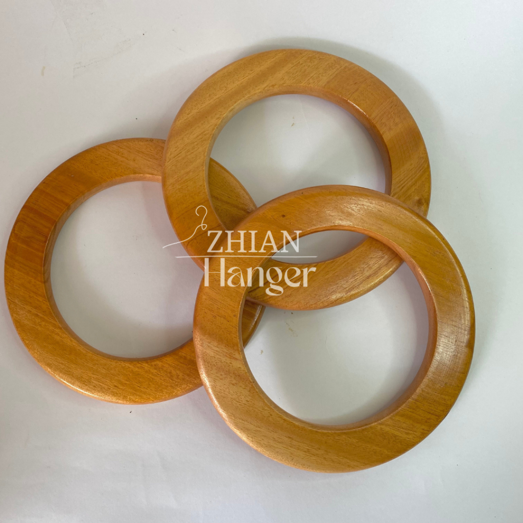 Jual Handle Tas Kayu Ring Natural Super Premium Perpasang | Shopee ...