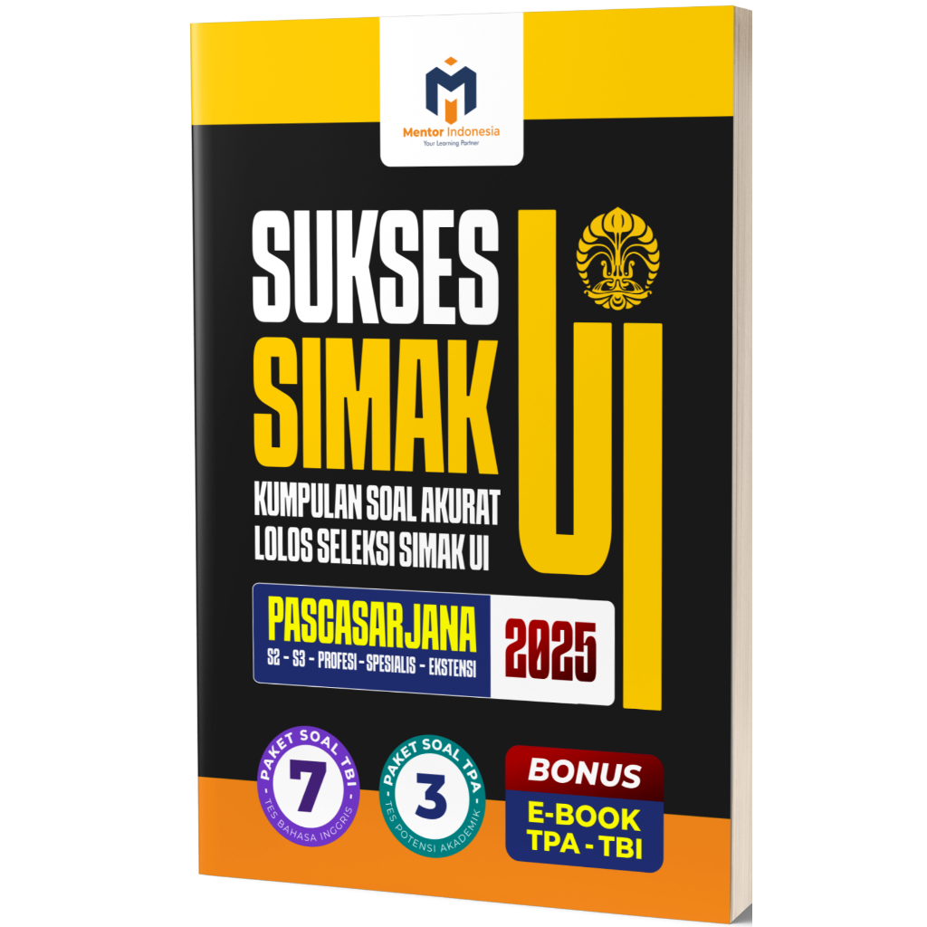 Jual Modul SIMAK UI 2025 Pascasarjana | S2 S3 PPDS PPDGS | Soal ...