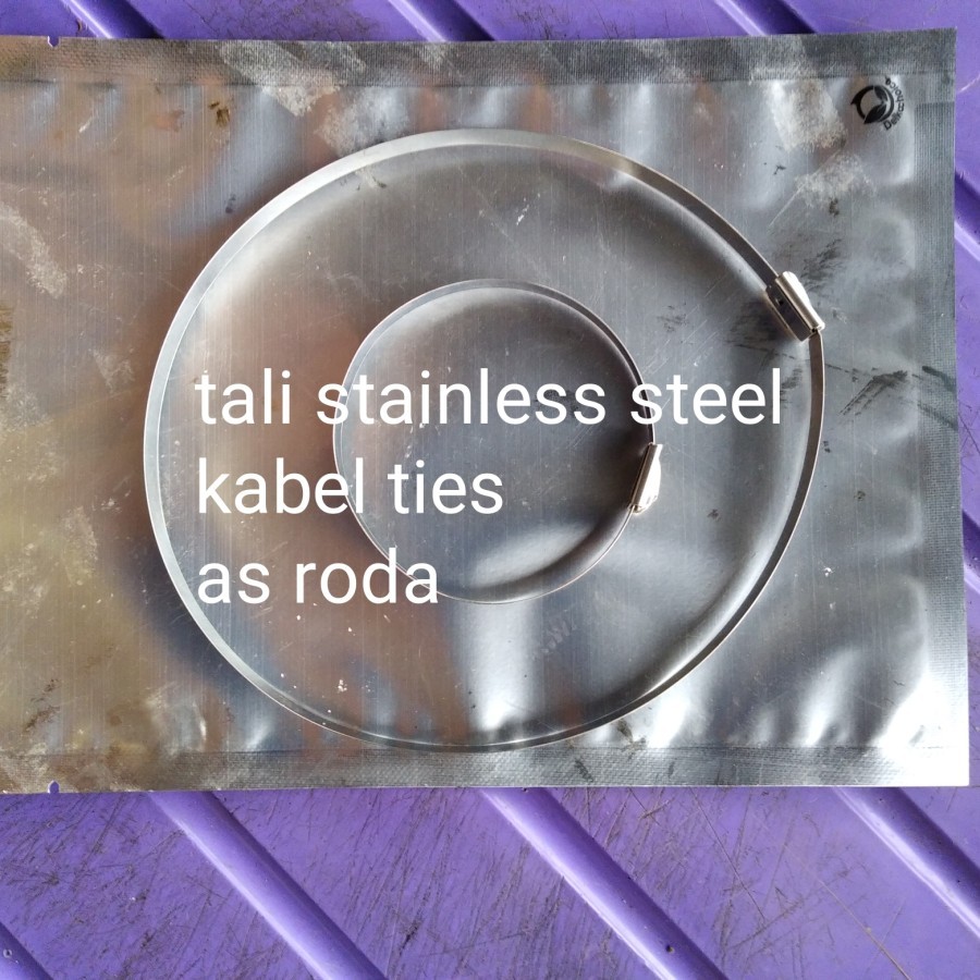 Jual klem kelaman insulok pengikat as roda tali besi stainless as roda ...