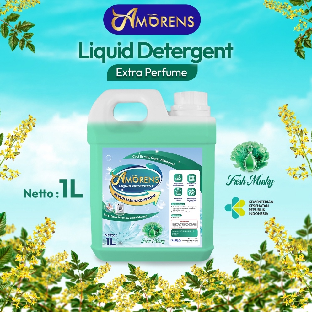 Jual Sekarang AMORENS Cair Detergent Detergen Pembersih Pakaian ...