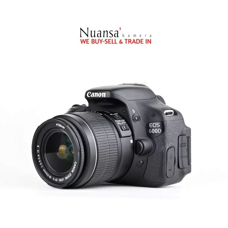 Jual Canon EOS 600D Kit 18-55mm Mulus Murah | Shopee Indonesia