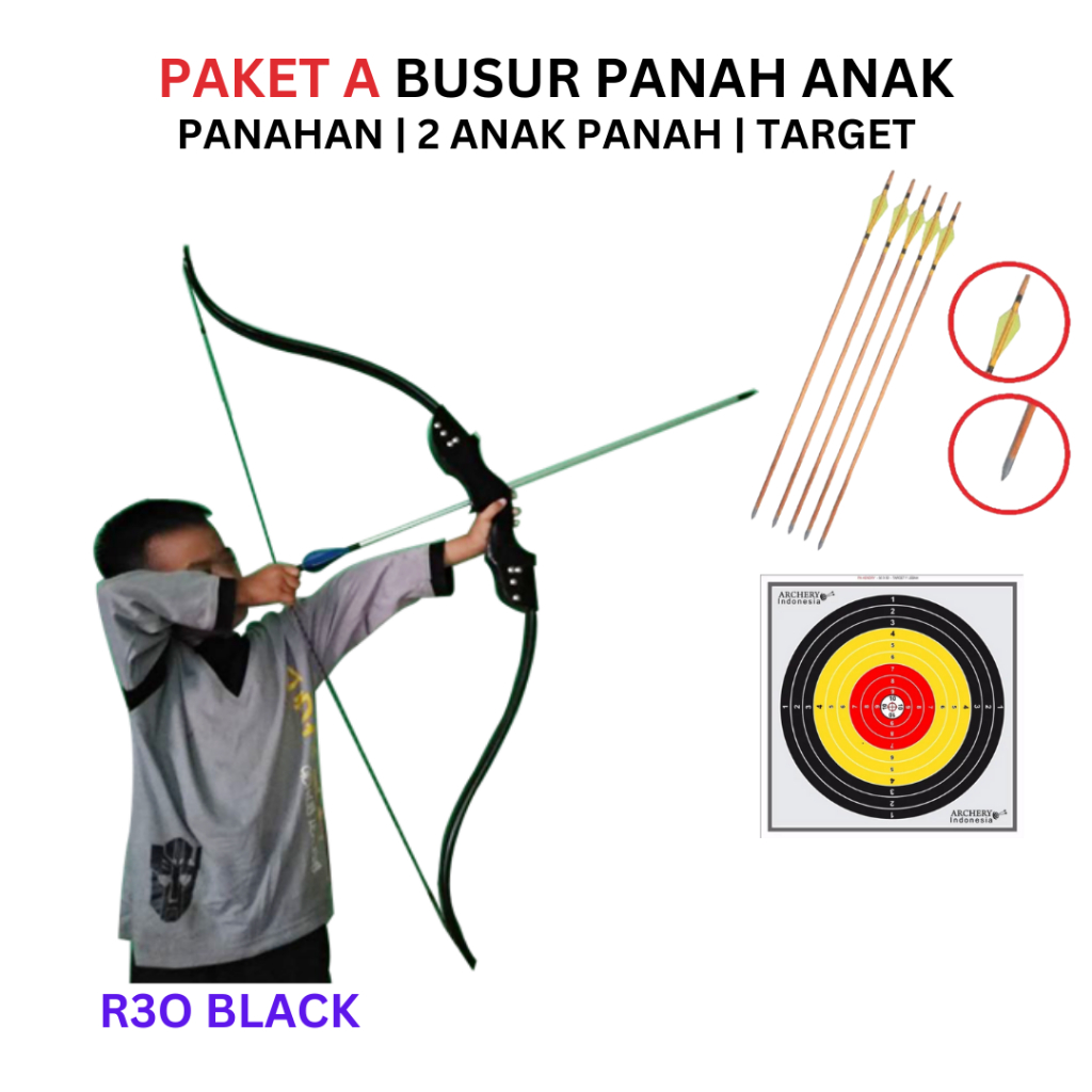 Jual Busur Panah Anak Sd Set Komplit Original Lengkap Pemula | Panahan ...