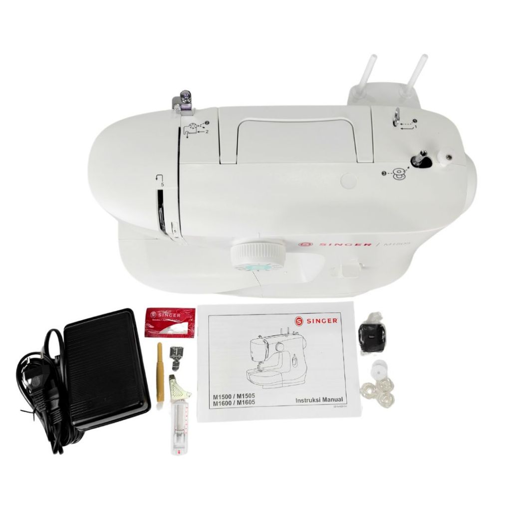 Jual SINGER 1505 Mesin Jahit SINGER 1505 Portable Multifungsi | Shopee ...