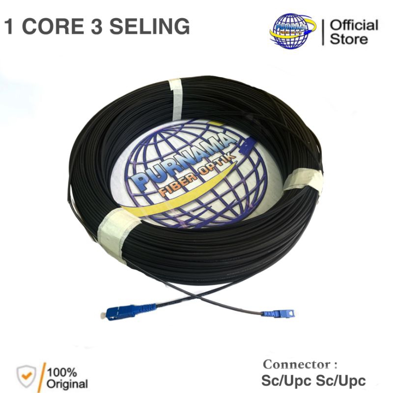 Jual precon 1 core 3 selling SC-SC 100 mtr | Shopee Indonesia