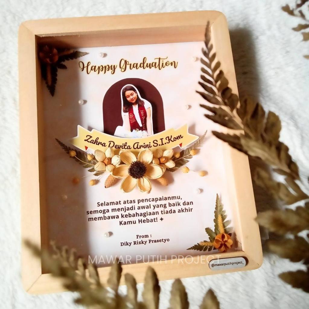 Jual PIGURA 3d Custom Foto Nama | Frame Hadiah Wedding Wisuda ...