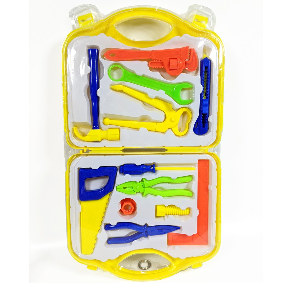 Jual Mainan Perkakas Tool Set Koper [ALAT PERTUKANGAN] LE 6 | Shopee ...