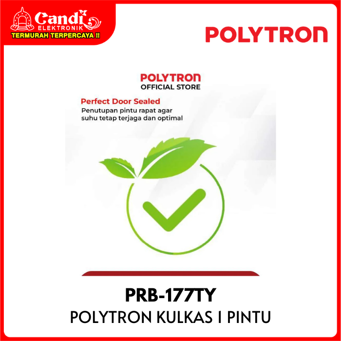 Jual POLYTRON Kulkas 1 Pintu 170 Liter Gross Capacity PRB 177 TY ...