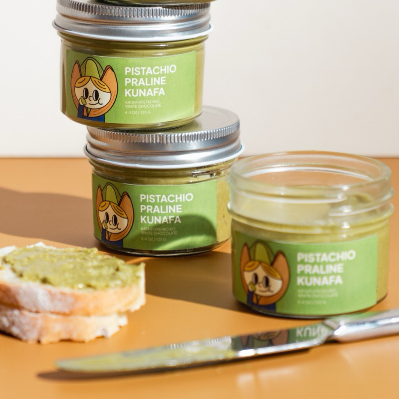 Jual Dubai Pistachio Kunafa Spread | Selai Pistachio Kunafa Praline ...