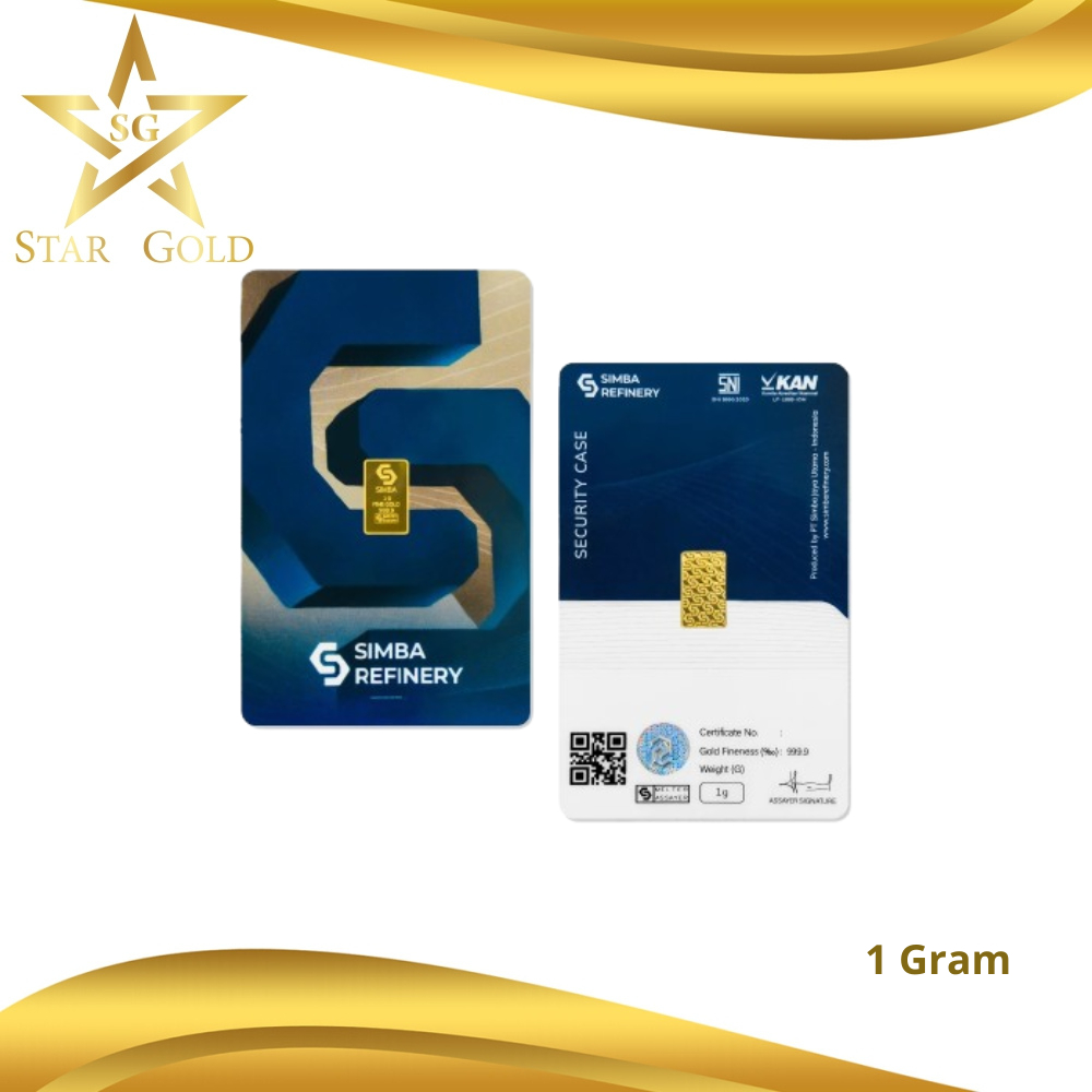 Jual Star Gold Logam Mulia SIMBA PREMIUM ( LM ) 1 Gram | Shopee Indonesia