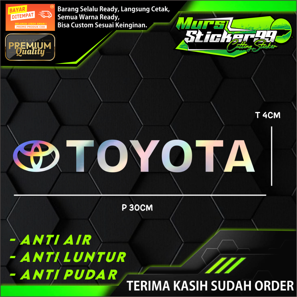 Jual LOGO TOYOTA ada logonya Sticker Cutting | Shopee Indonesia