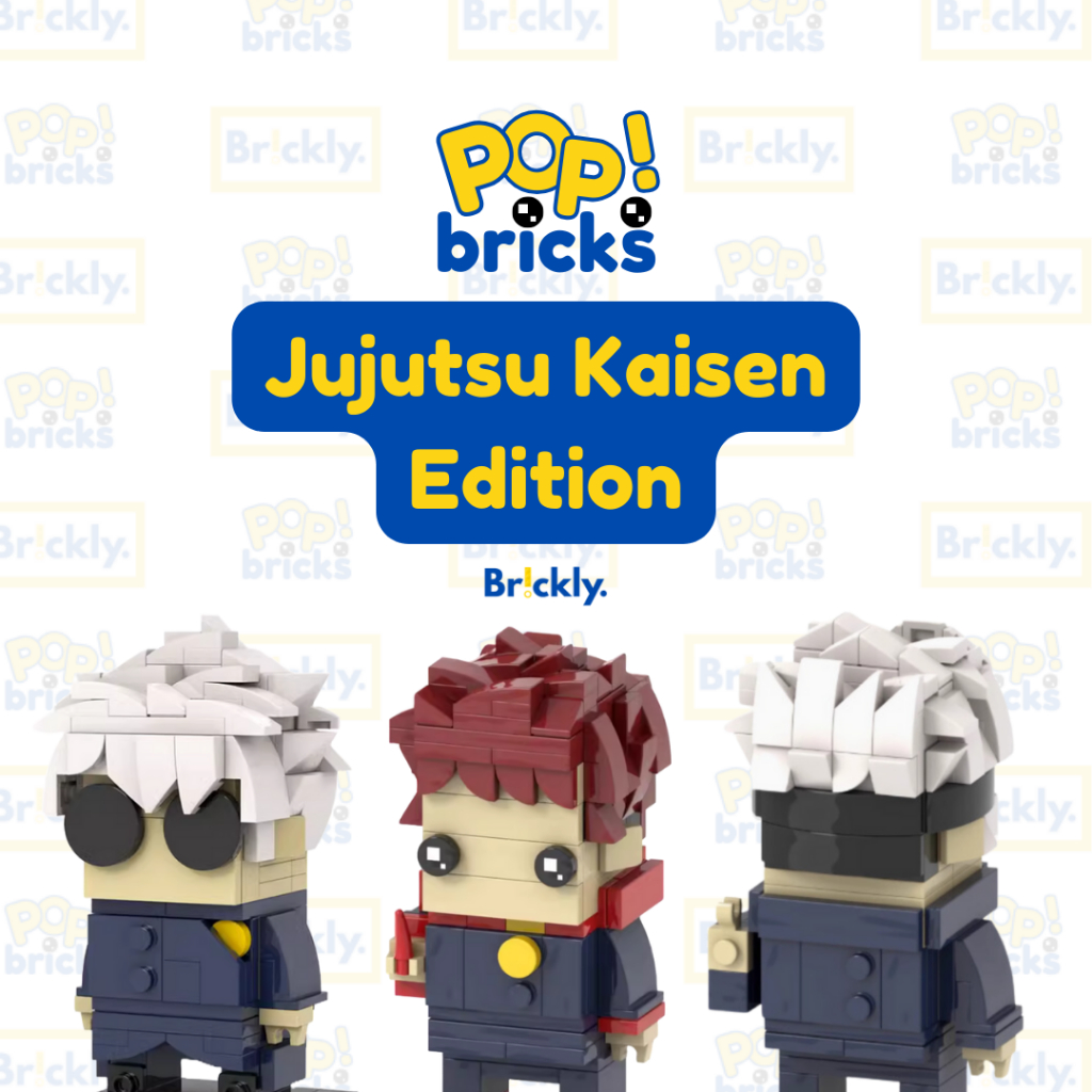 Jual Gojo - Brickly POP! Bricks Jujutsu Kaisen Mainan Balok Susun ...