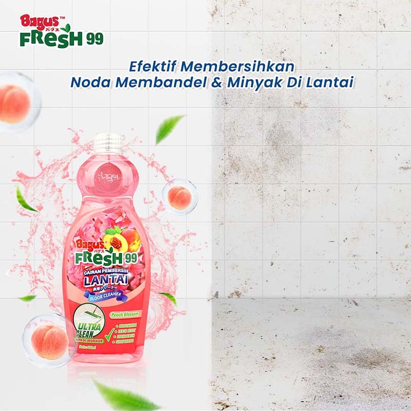 Jual Bagus Fresh 99 Floor Cleaner Botol 600 mL - Cairan Pembersih ...