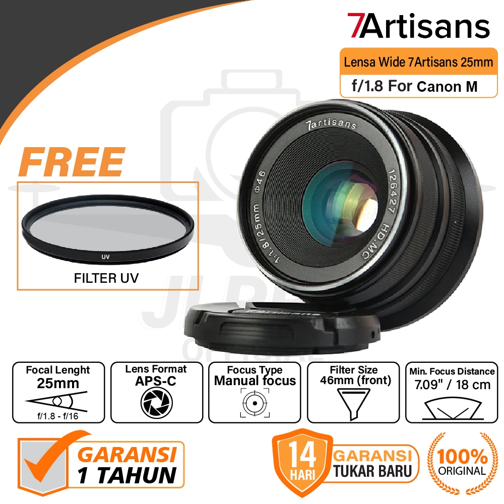 Lensa Wide 7Artisans 25mm F1.8