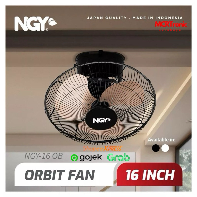 Jual NAGOYA / NGY NG-16OB Orbit Fan BALING BESI Kipas Angin Plafon AUTO ...