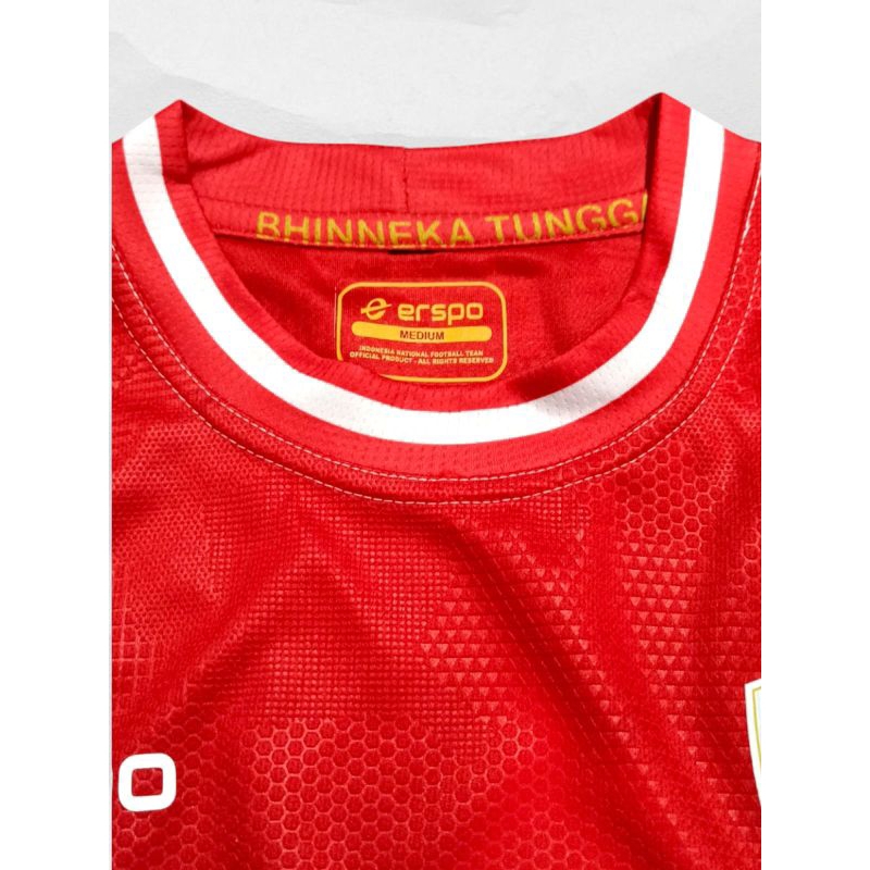 Jual BAHAN EMBOSS JERSEY ERSPO TIMNAS INDONESIA HOME MERAH 2025 JERSEY ...