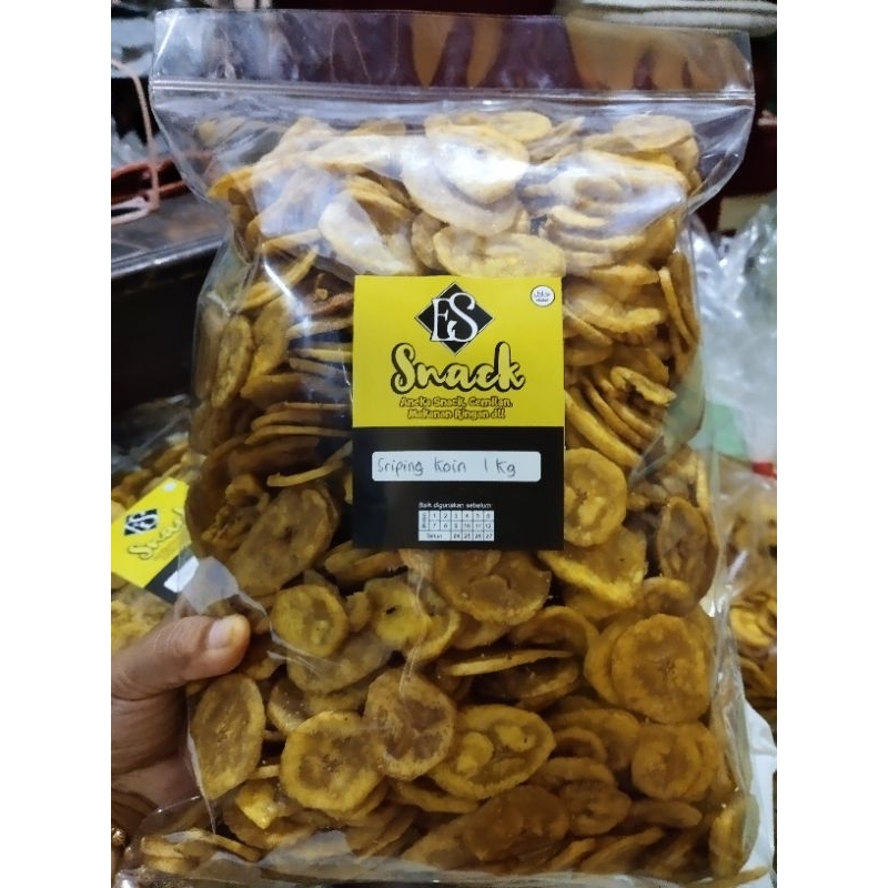 Jual Sriping Pisang Koin Manis 1Kg | Shopee Indonesia