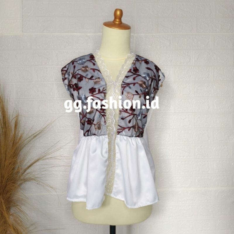 Jual Nazrila vest brukat Gardenia rumbai | Shopee Indonesia