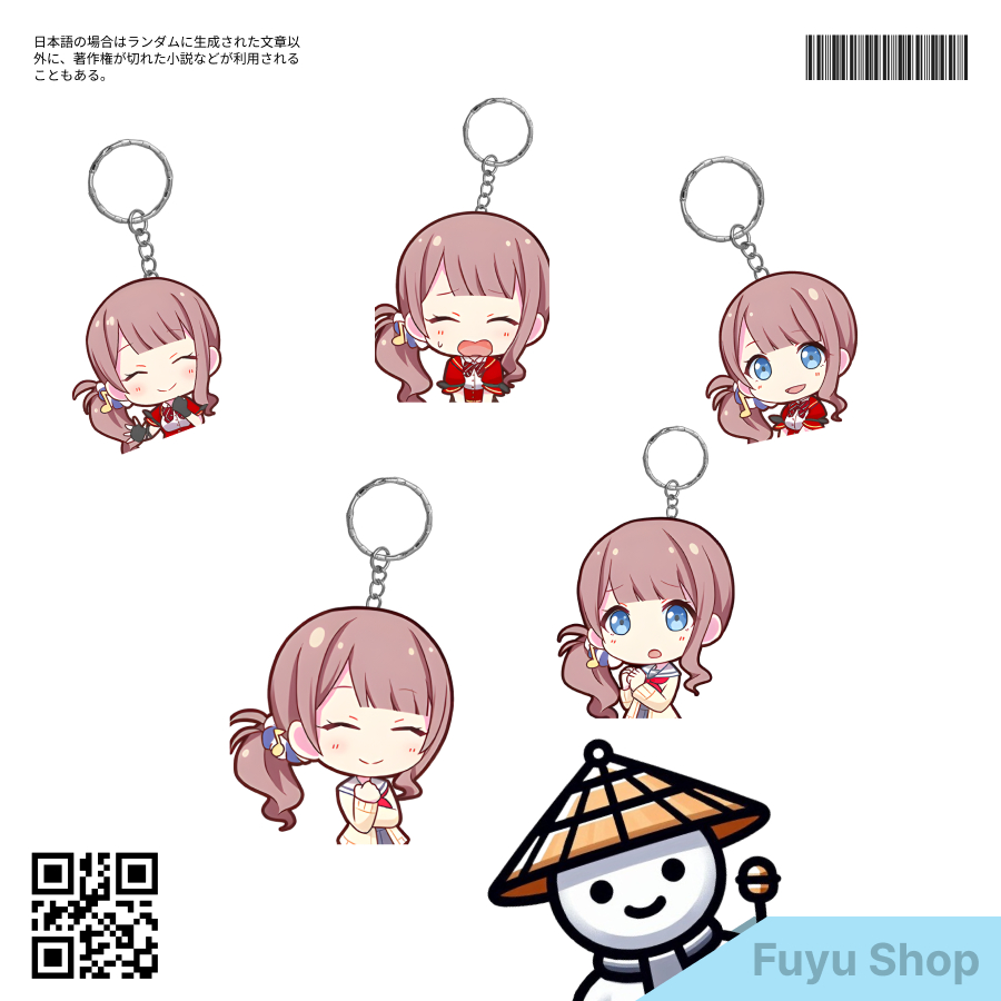 Jual Keychain Mochizuki Honami Proseka UV Printing Laser Cut Pinggir ...