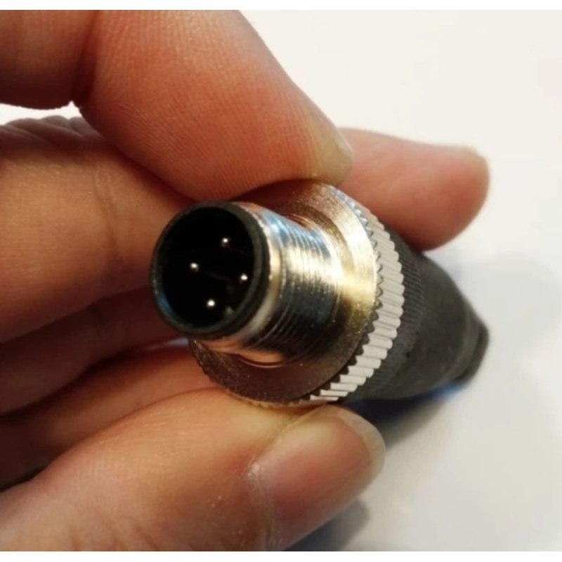Jual Konektor M12 Socket connector Type straight 4pin 4 Pin Connector ...