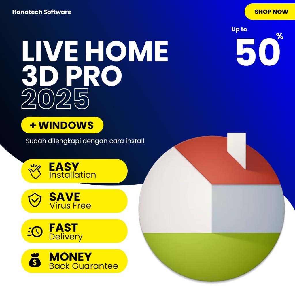 Jual Software Home Design, Interior Design: Live Home 3D Pro 4 [WIN ...