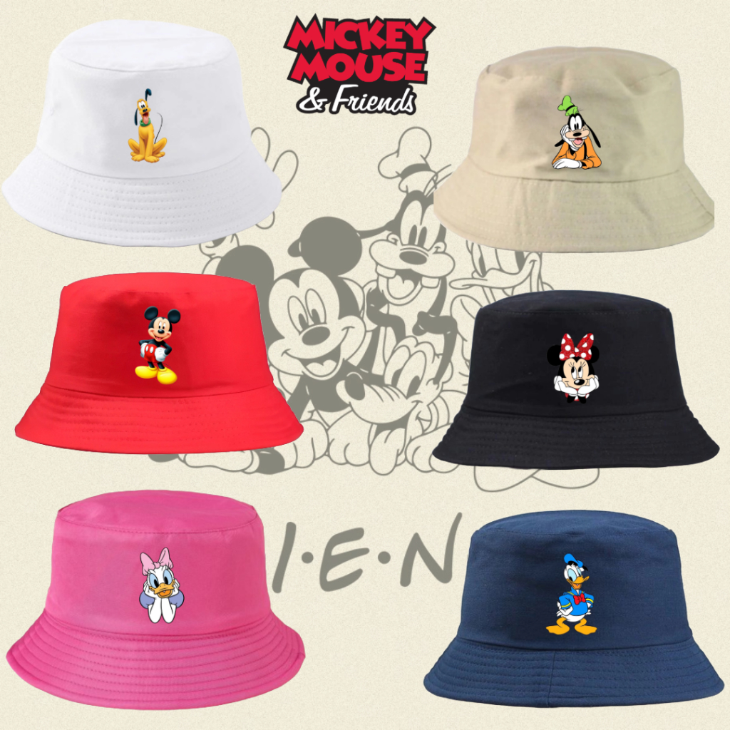 Jual TOPI BUCKET ANAK KARAKTER KARTUN TERKENAL MICKEY MOUSE AND FRIENDS ...