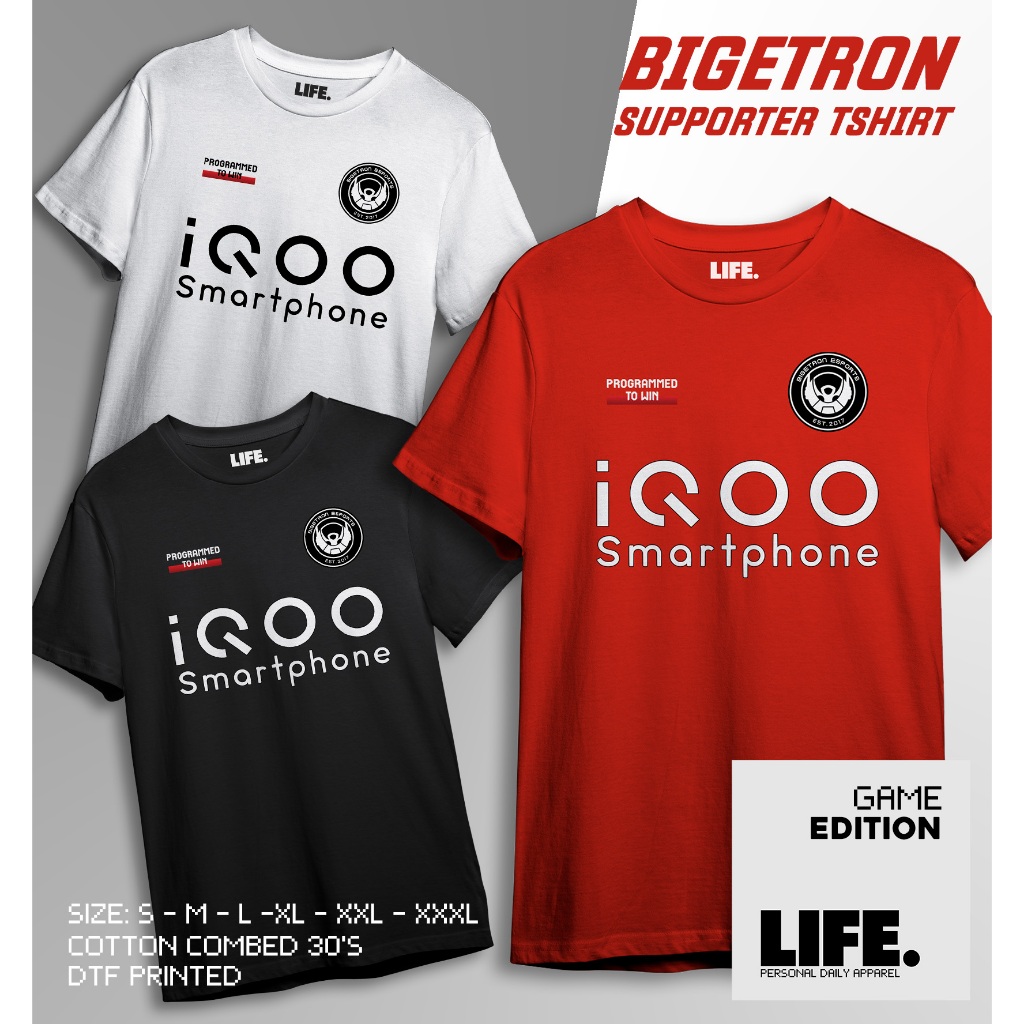 Jual Kaos BTR Esport Bigetron Bigetroops Fans Supporter Model Jersey ...
