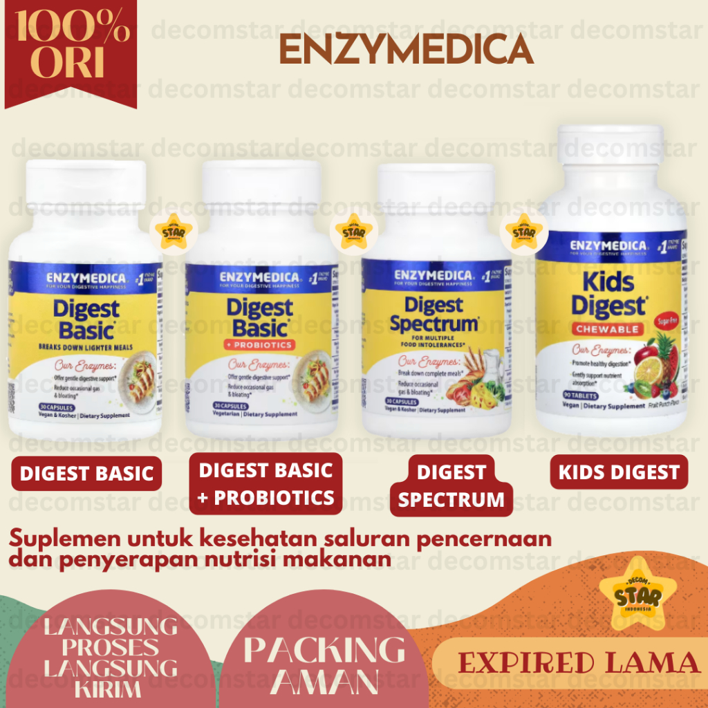 Jual ENZYMEDICA Digest Basic Kids Digest Spectrum Probiotic Probiotics ...