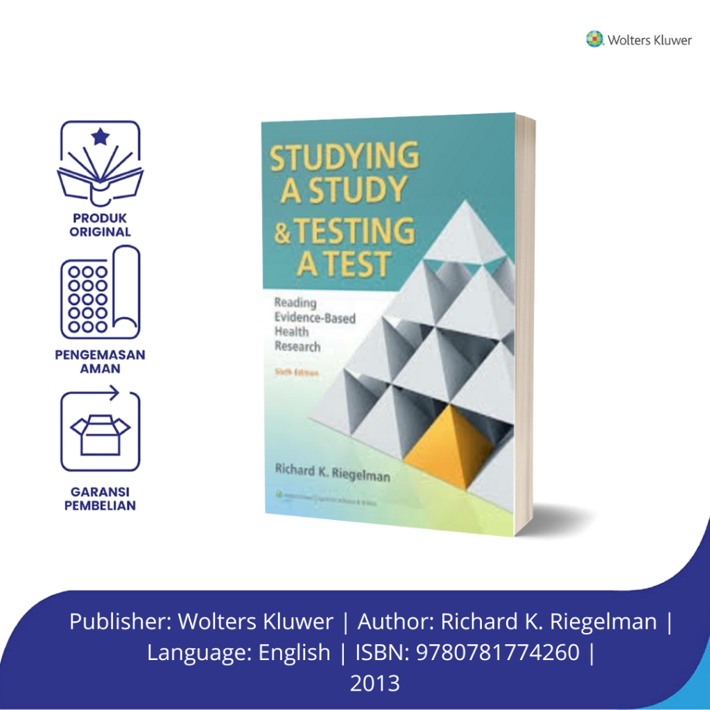 Jual Studying A Study and Testing a Test: Reading Evidence-based Health ...