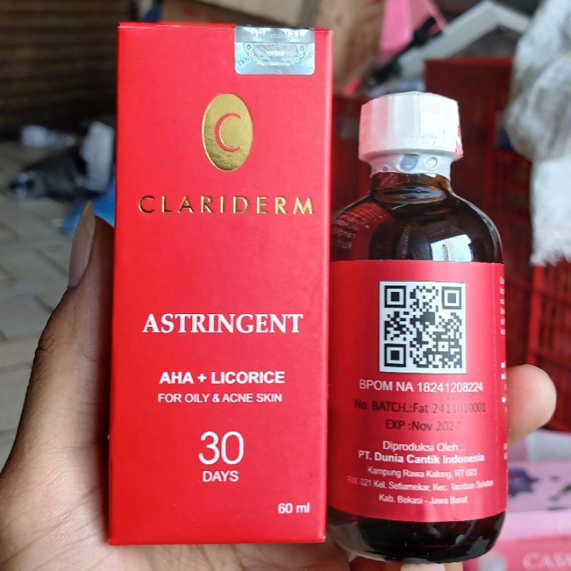 Jual [100% Asli] BPOM TONER CLARIDERM 3 ORIGINAL / CLARIDEM | Shopee ...