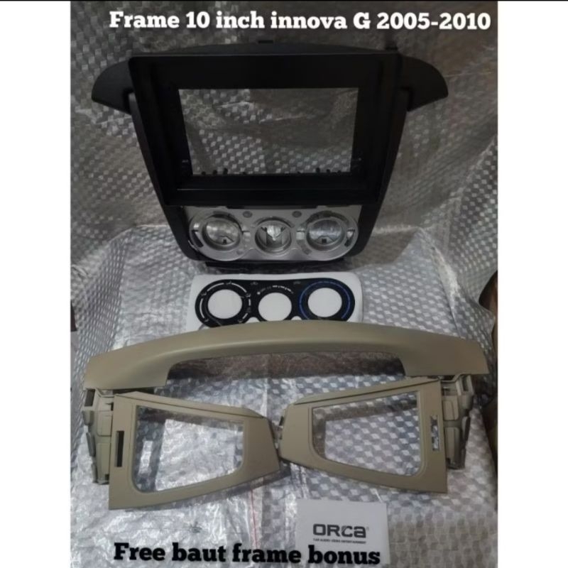 Jual frame head unit android 10 inch mobil innova 2005-2010 | Shopee ...