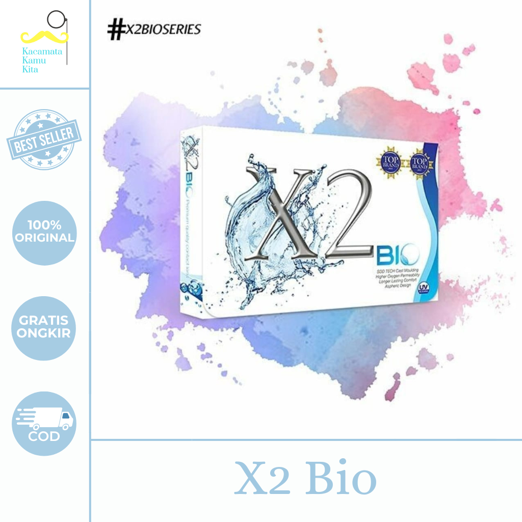 Jual Softlens Warna X2 Bio Warna Black & Brown Diameter 14.5mm Ukuran ...