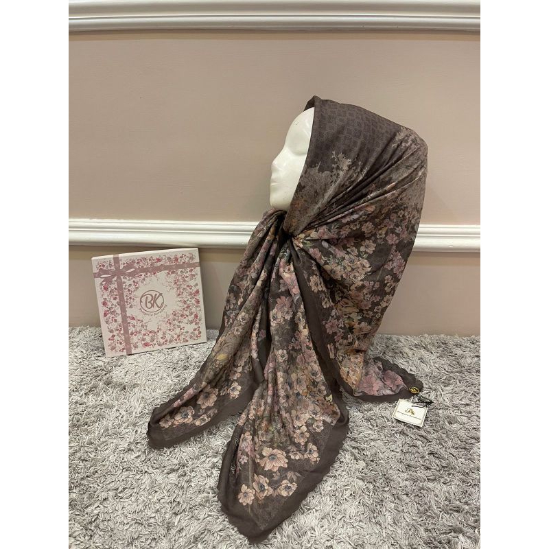 Hijab Voal Motif Syeerah Series Bungatta Terbaru Box